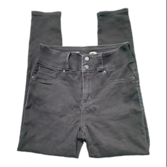 Seven7 The Curvy High Rise Black Legging Denim Jeans Size 10 - Picture 5 of 14